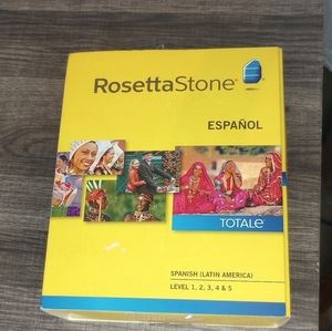 Rosetta Stone‎ Espanol Spanish Version -CDs Computer Software-Spain - Level 1-5
